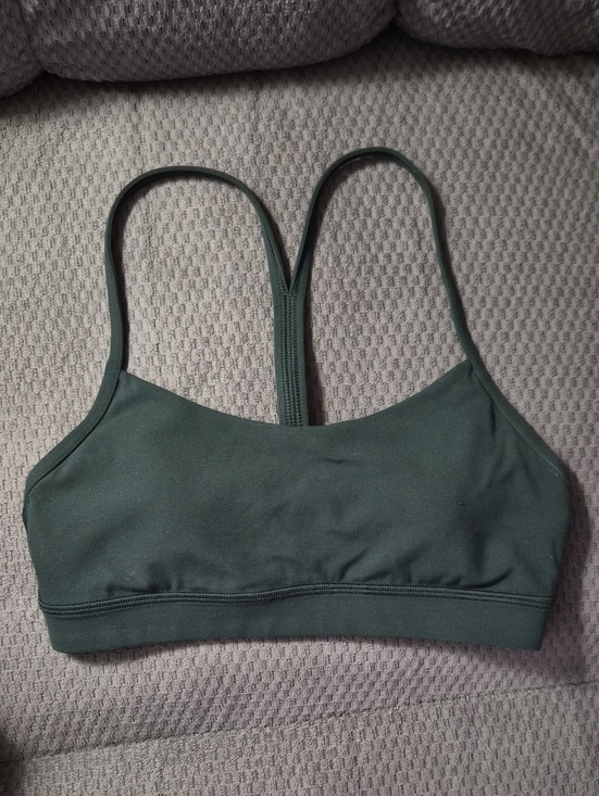 lululemon athletica Other - lululemon Rainforest Green Flow Y Bra Nulu Size 6